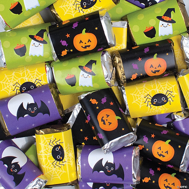 38 Pcs Happy Halloween Candy Hershey's Miniatures Chocolate Party Favors