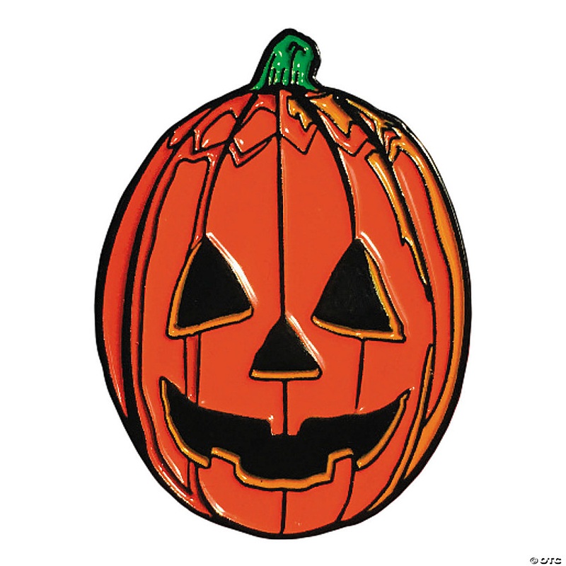 Don Post Studios Pumpkin Full-Color Enamel Pin Costume Accessory