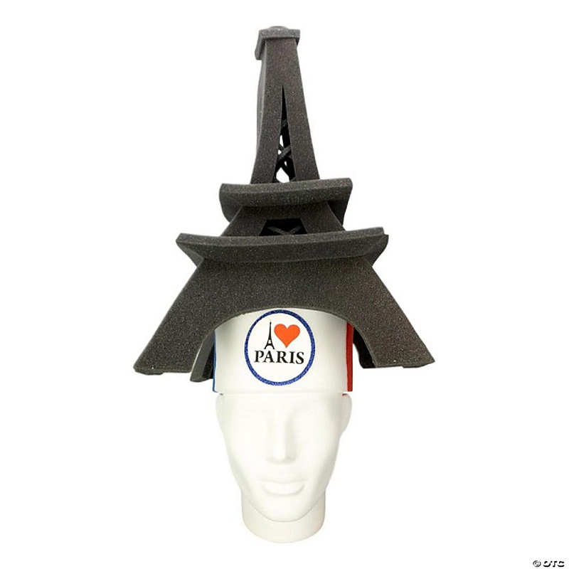 Foam Party Hats Eiffel Tower Hat - Photo Booth Prop - Party Favors -Halloween - Crazy Hat Day