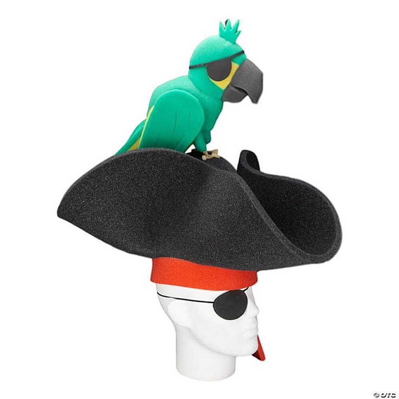 Foam Party Hats Pirate Costume Hat - Photo Booth Prop - Party Favors -Halloween - Crazy Hat Day
