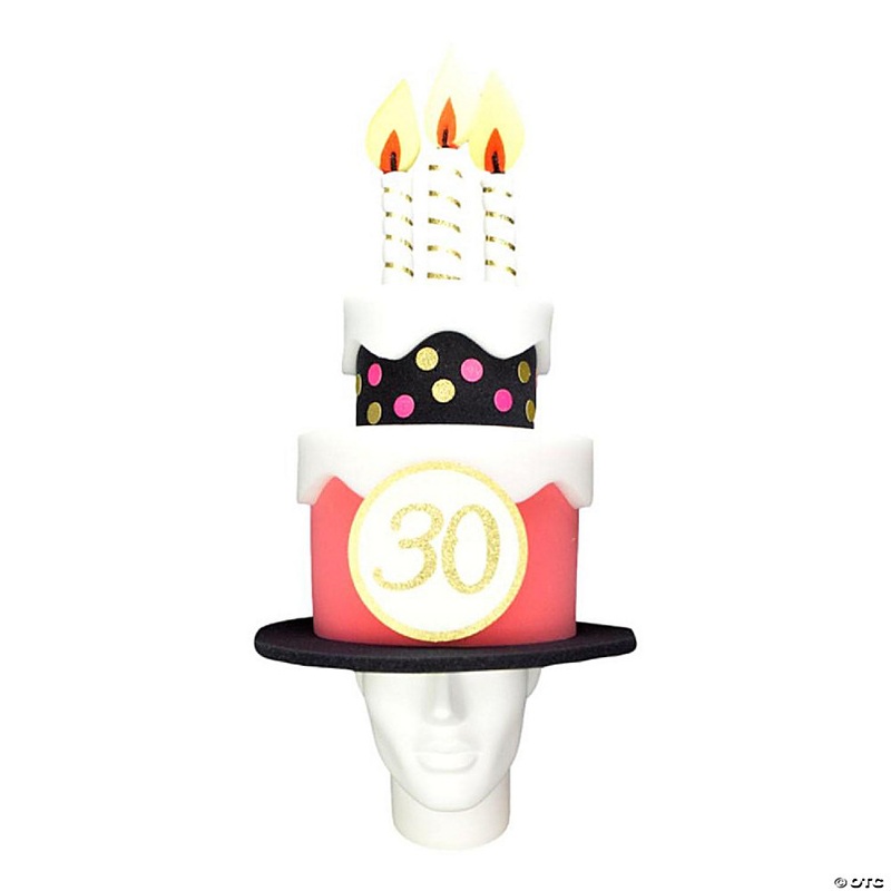 Foam Party Hats Special Birthday Cake Hat - Photo Booth Prop - Party Favors -Halloween - Crazy Hat Day
