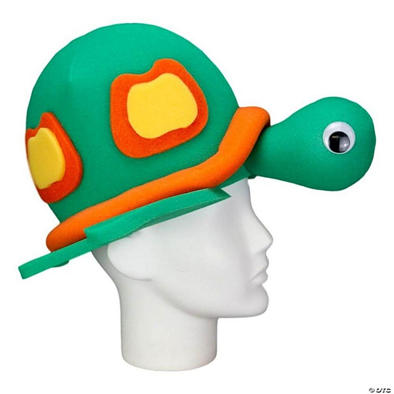Foam Party Hats Turtle Hat - Photo Booth Prop - Party Favors -Halloween - Crazy Hat Day