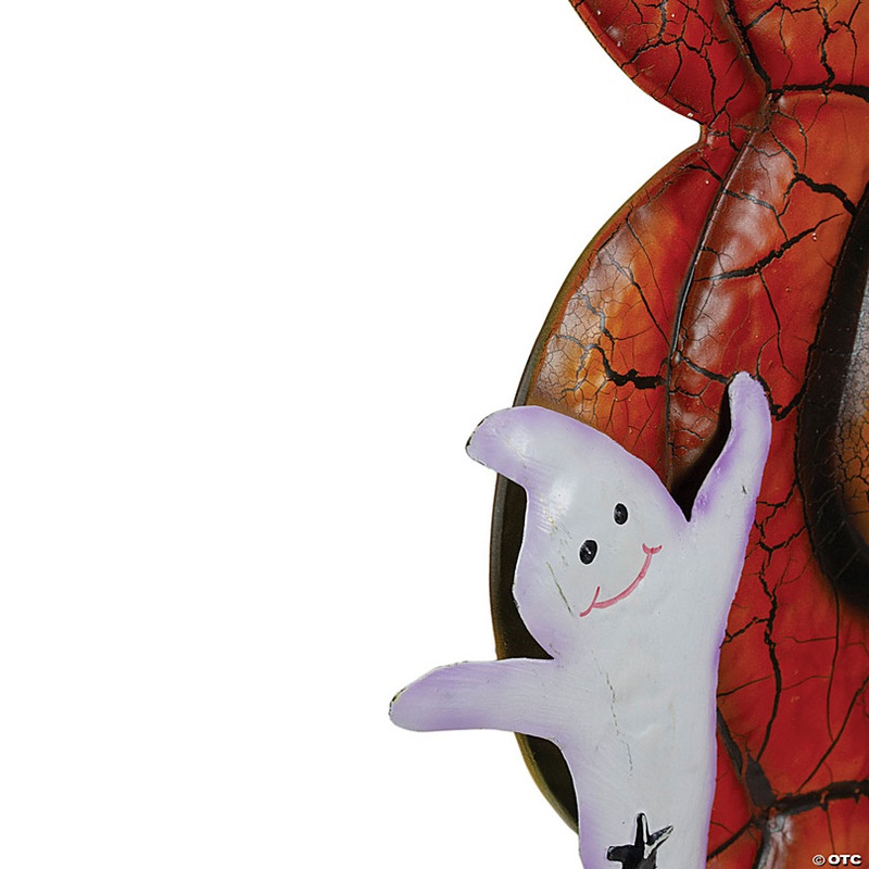 Northlight 33 Orange and Black Stacked Pumpkins Outdoor Halloween Decoration