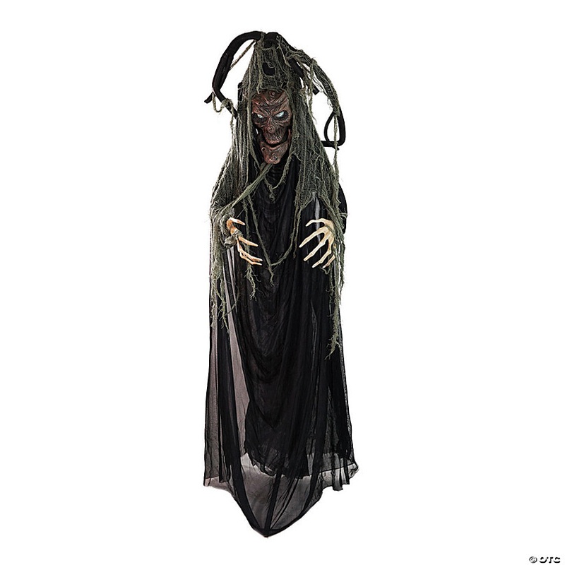 Northlight 76 Black Touch Activated Lighted Tree Man Animated Halloween Decor with Sound