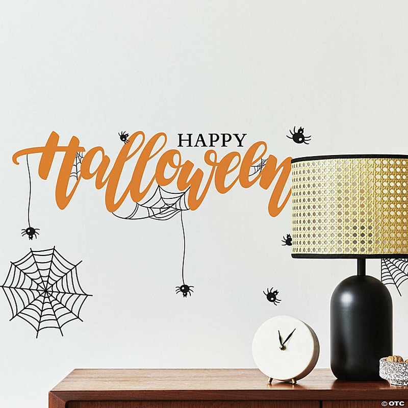 Roommates Happy Halloween Quote Peel And Stick Wall Decal