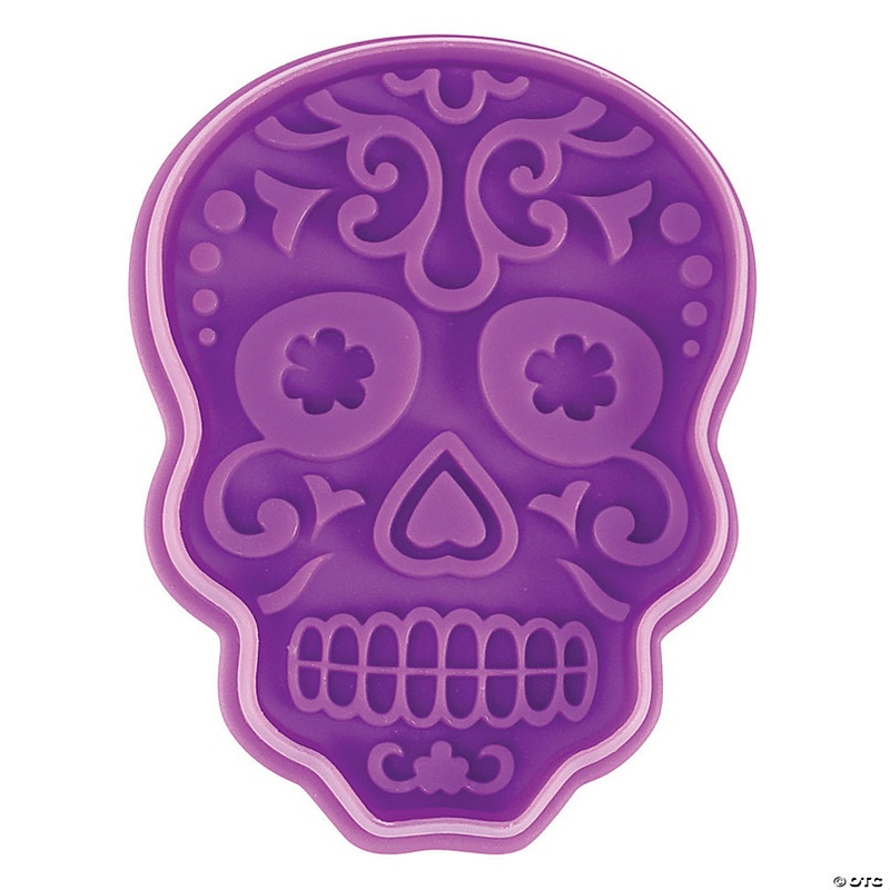 Skull Cookie Cutter and Stamp 2 Piece Set