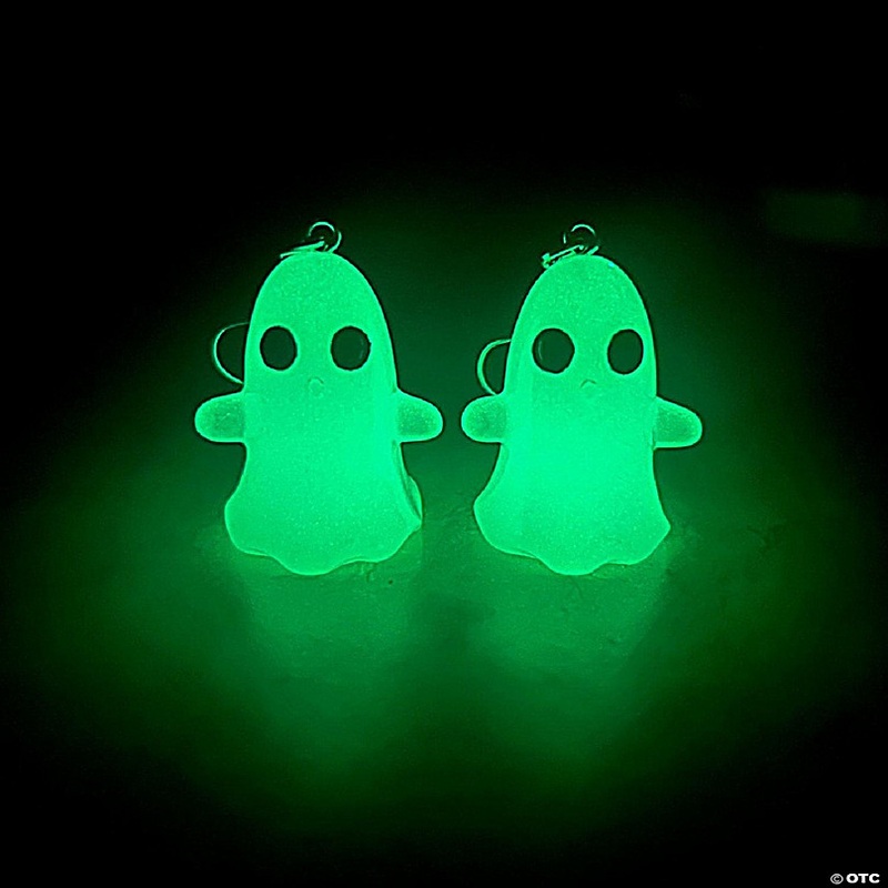 2 Pack Glow Cute Ghost Halloween Earrings