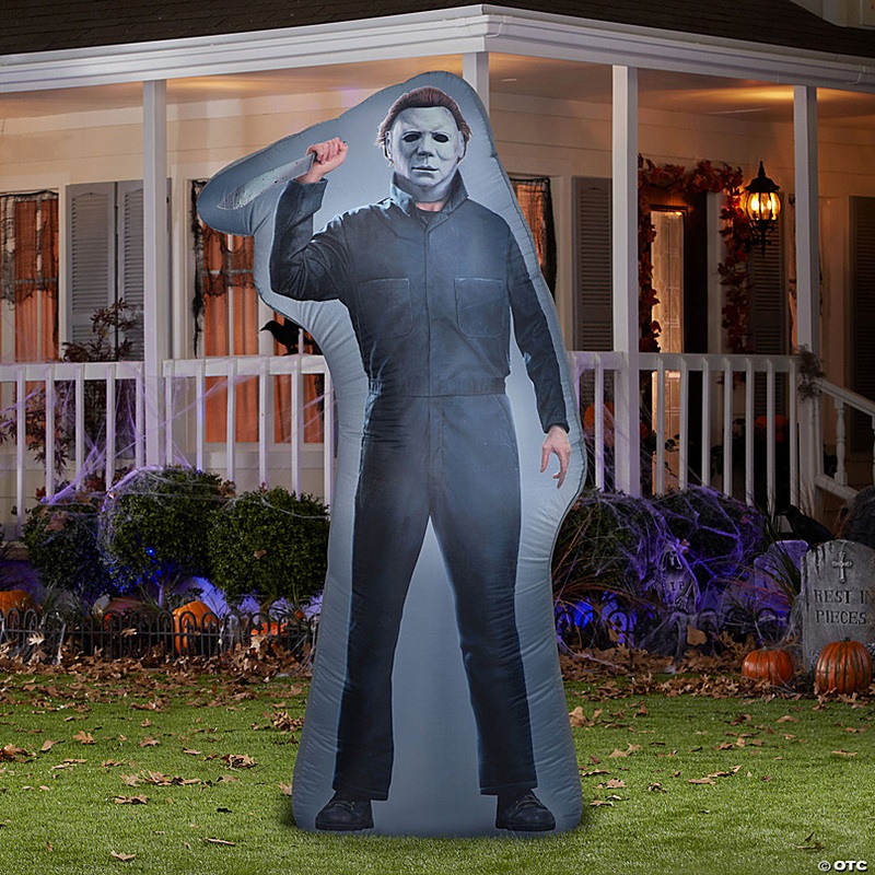 6 Ft. Blow-Up Inflatable Photo-Realistic Halloween Michael Myers with Built-In LED Lights Outdoor Yard Decoration