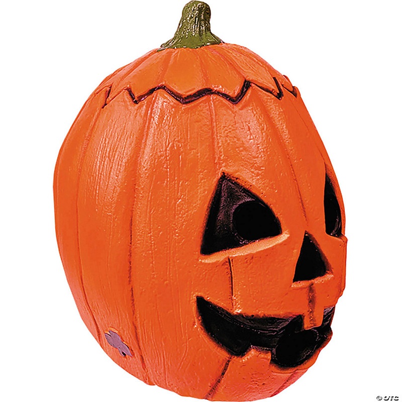 Adults Don Post Studios Orange Pumpkin Latex Mask