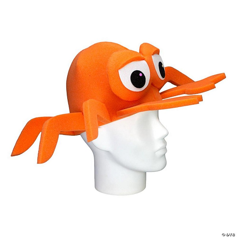 Foam Party Hats Crab Hat - Photo Booth Prop - Party Favors -Halloween - Crazy Hat Day