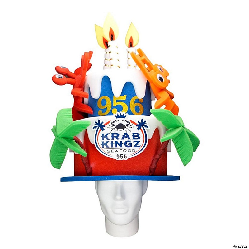 Foam Party Hats Custom Birthday Cake Hat - Photo Booth Prop - Party Favors -Halloween - Crazy Hat Day