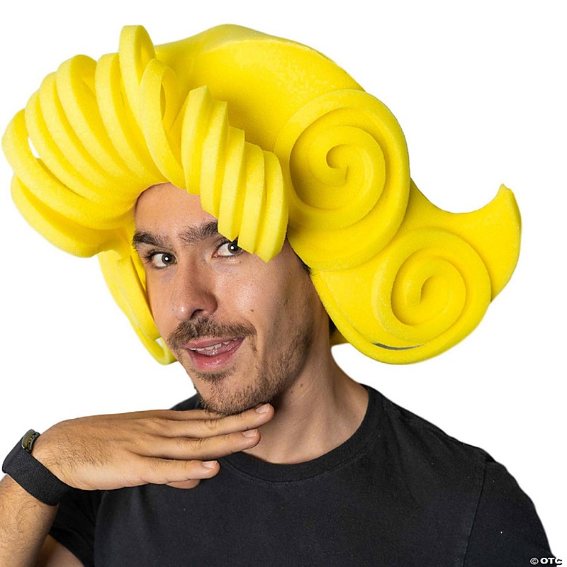 Foam Party Hats Marilyn Wig - Photo Booth Prop - Party Favors -Halloween - Crazy Hat Day