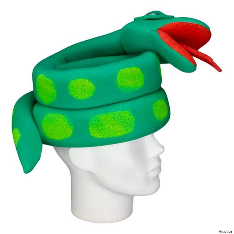 Foam Party Hats Snake Hat - Photo Booth Prop - Party Favors -Halloween - Crazy Hat Day