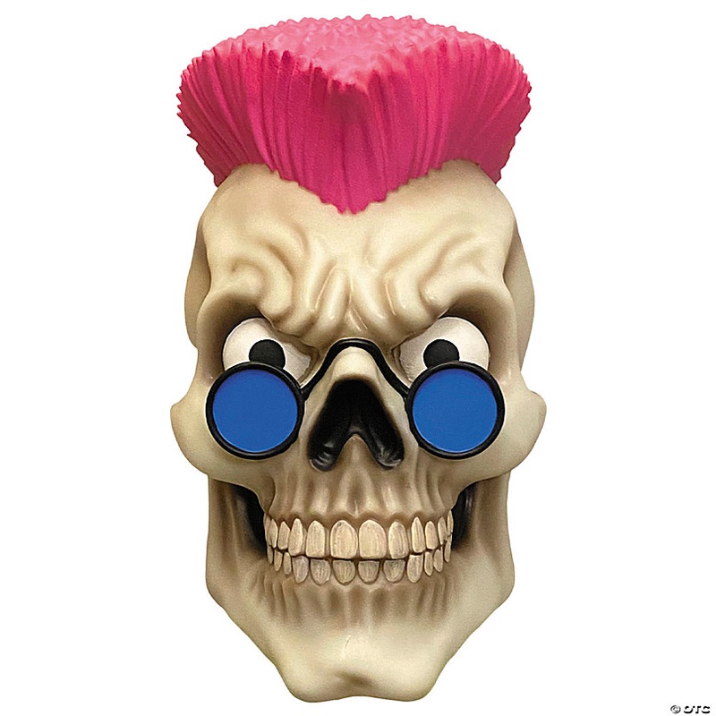 Goosebumps Monsters at Midnight Curly the Skeleton Overhead Vinyl Mask - One Size
