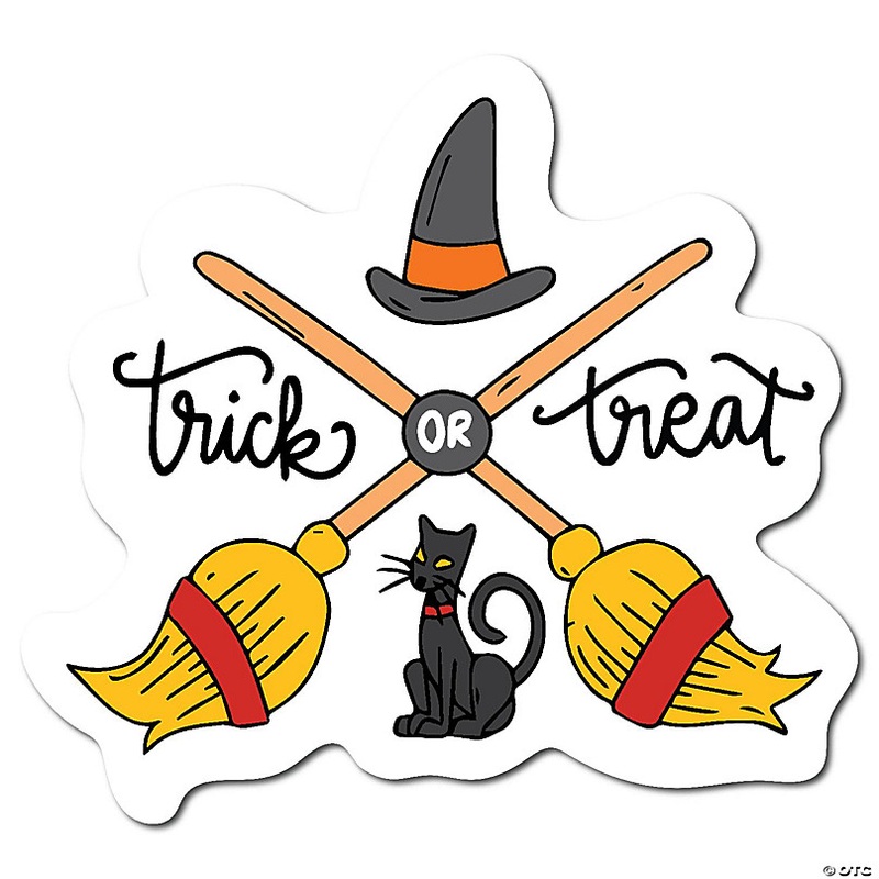 Magnet Me Up Halloween Trick Or Treat Magnet Decal, 5x4.5 Automotive Magnet