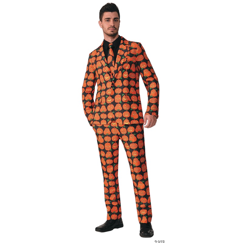 Men's Pumpkin Suit Costume - Extra Large