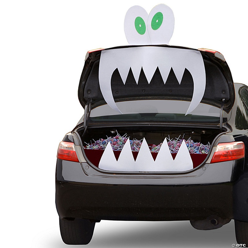 National Tree Company Tricky Trunks Halloween Car Kit, Freaky Fangs