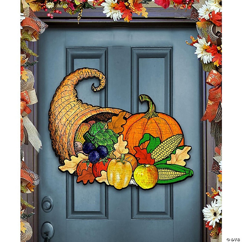 Thanksgiving Halloween Door Decor by G. Debrekht