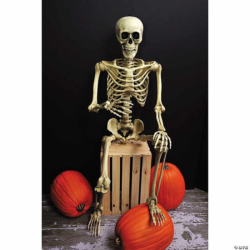 5 Ft. Realistic Posable Articulated Skeleton Halloween Decoration