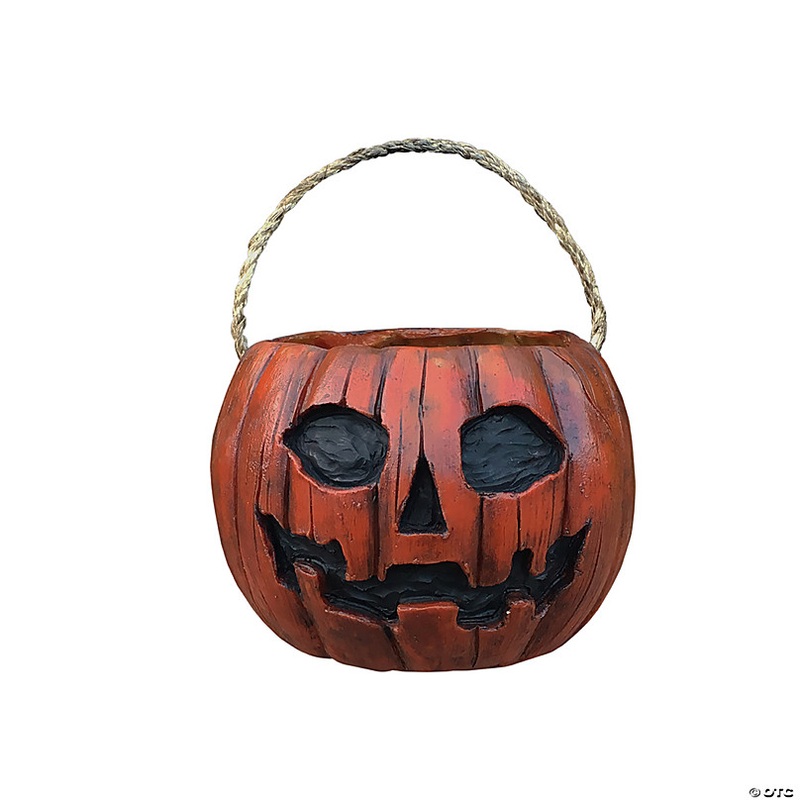 6 Candy Corn Jacob Atkins Pumpkin Candy Pail Halloween Accessory