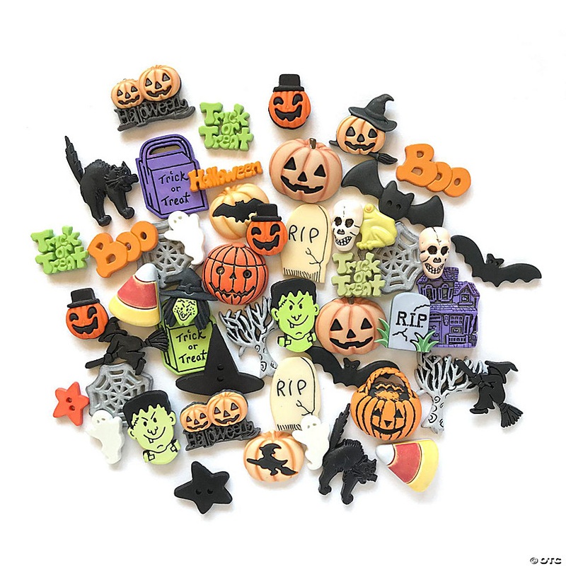 Buttons Galore and More Halloween Super Value Pack - 100 Lights