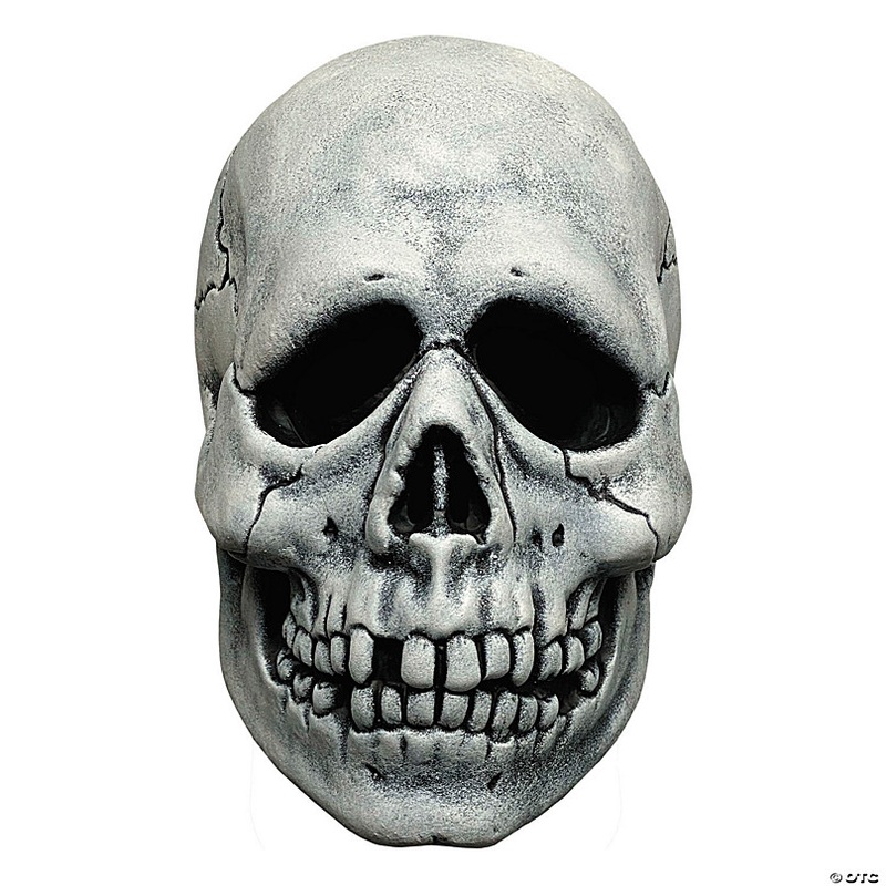 Don Post Studios White Skull Overhead Mask - One Size