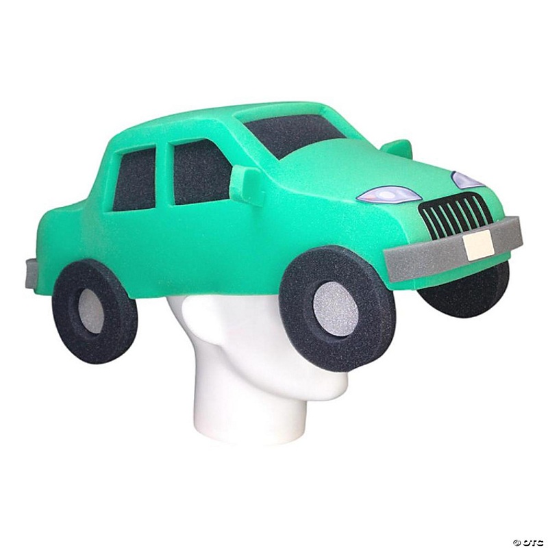 Foam Party Hats Car Hat - Photo Booth Prop - Party Favors -Halloween - Crazy Hat Day