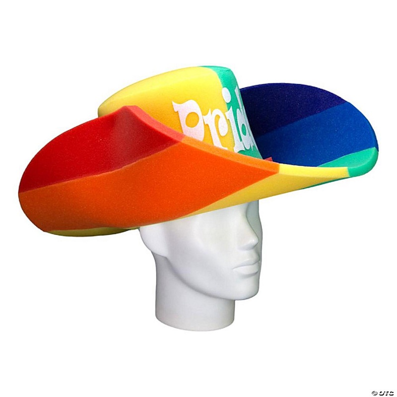 Foam Party Hats Giant Cowboy Pride Hat - Photo Booth Prop - Party Favors -Halloween - Crazy Hat Day