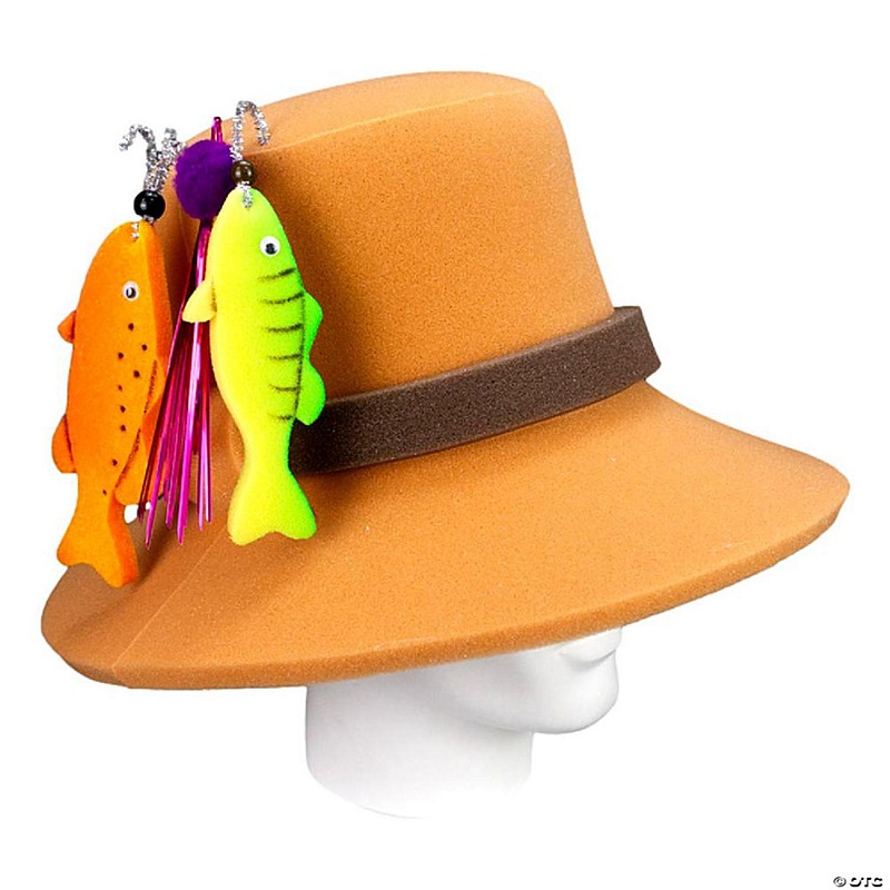 Foam Party Hats Giant Fisherman Hat - Photo Booth Prop - Party Favors -Halloween - Crazy Hat Day