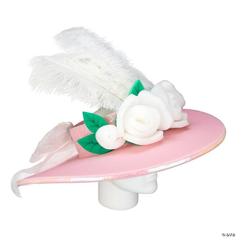 Foam Party Hats Luxurious Bride Large Pamela - Photo Booth Prop - Party Favors -Halloween - Crazy Hat Day