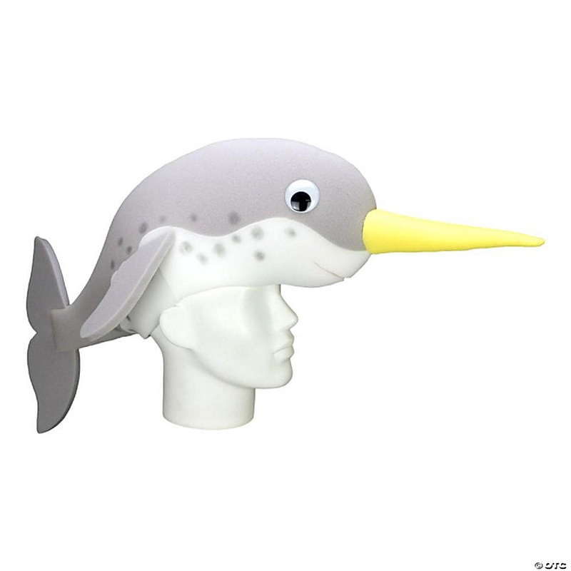 Foam Party Hats Narwhal Hat - Photo Booth Prop - Party Favors -Halloween - Crazy Hat Day