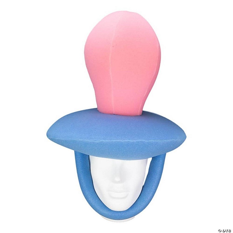Foam Party Hats Pacifier Hat - Photo Booth Prop - Party Favors -Halloween - Crazy Hat Day