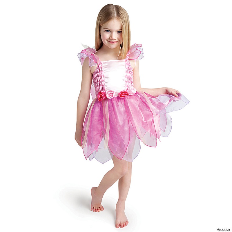 Pink and White Princess Fairy Girl Toddler Halloween Costume - Small