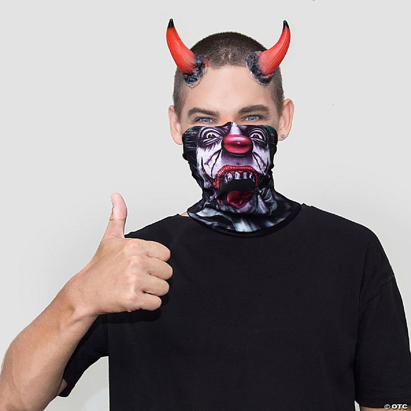 Presence- halloween-clown-neck-gaiters