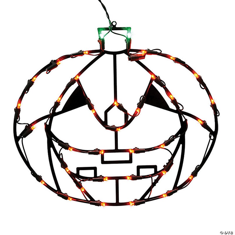 Vickerman 16 Pumpkin Wire Silhouette with LED Lights Halloween Lighted Decor