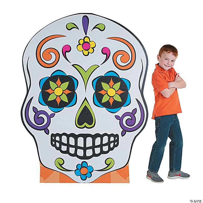 59 Day of the Dead Sugar Skull Cardboard Cutout Stand-Up