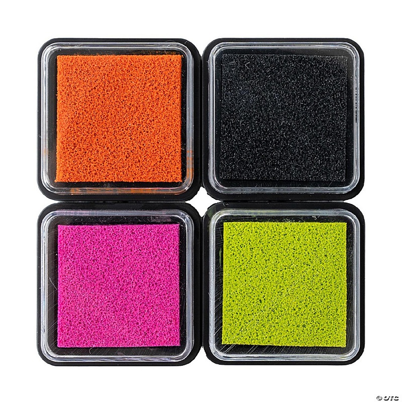 American Crafts Happy Halloween Ink Pads-4/Pkg