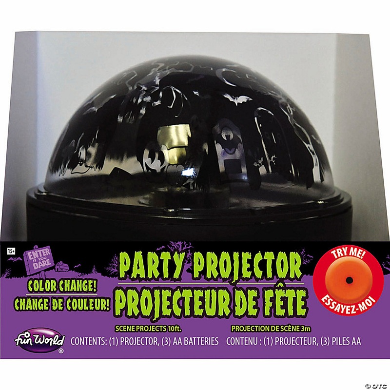 Cemetary Halloween Scene Party Projector