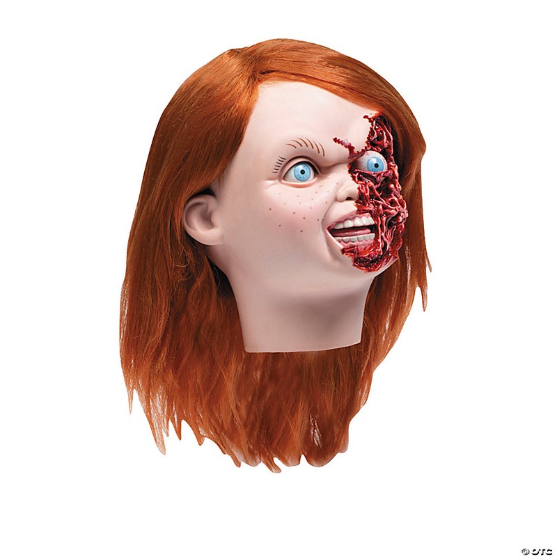 Childs Play 3 Ultimate Chucky Pizza Face Head Halloween Decoration