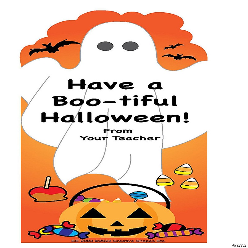 Creative Shapes Etc. - From Your Teacher Bookmarks - Boo-tiful Halloween