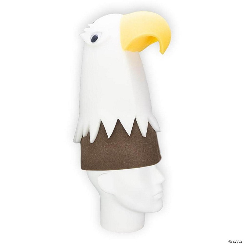 Foam Party Hats Bald Eagle Hat - Photo Booth Prop - Party Favors -Halloween - Crazy Hat Day