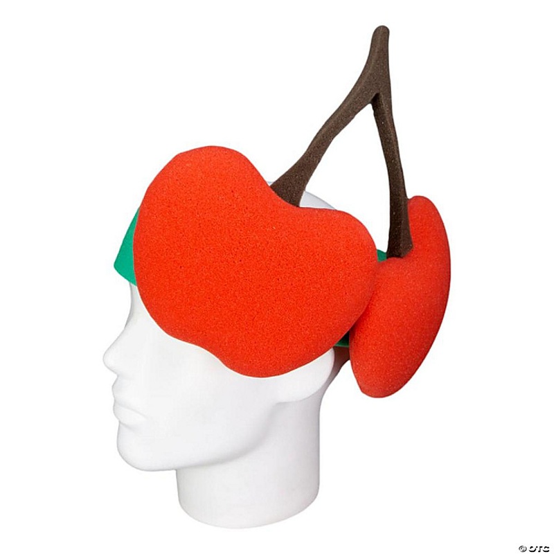 Foam Party Hats Cherry Headband - Photo Booth Prop - Party Favors -Halloween - Crazy Hat Day