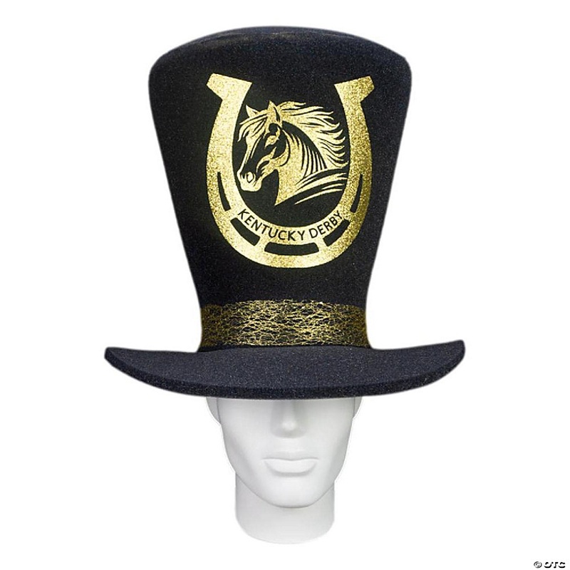 Foam Party Hats Derby Wide Top Hat - Photo Booth Prop - Party Favors -Halloween - Crazy Hat Day