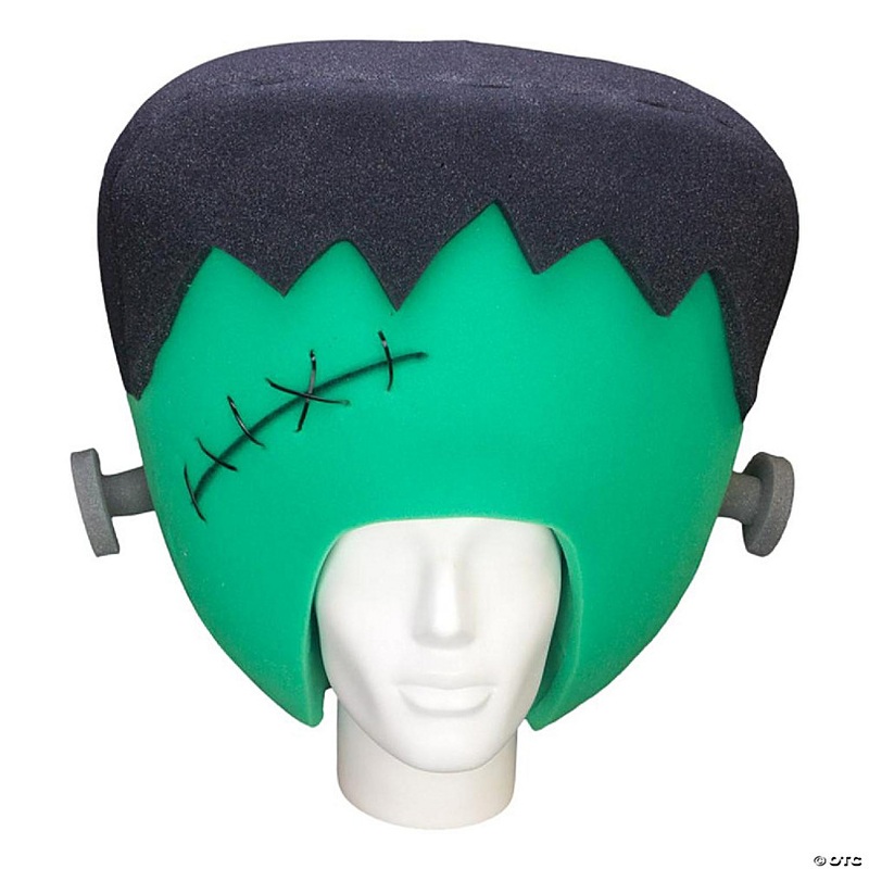 Foam Party Hats Frankenstein Wig - Photo Booth Prop - Party Favors -Halloween - Crazy Hat Day