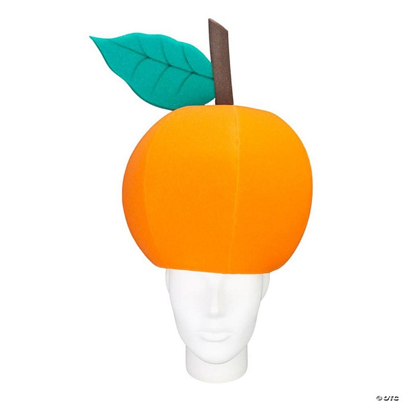 Foam Party Hats Orange Hat - Photo Booth Prop - Party Favors -Halloween - Crazy Hat Day