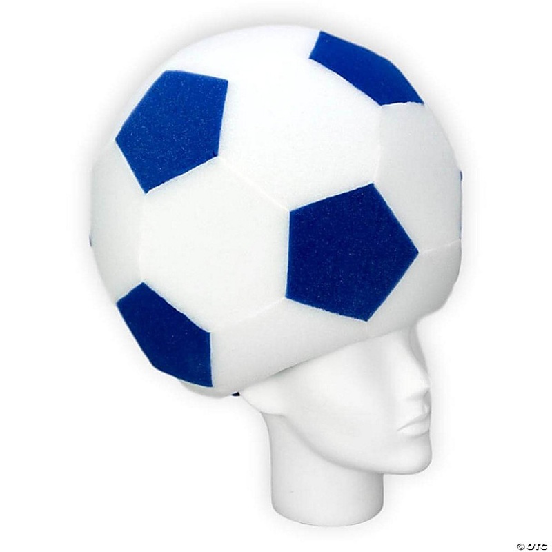 Foam Party Hats Soccer Ball Hat - Photo Booth Prop - Party Favors -Halloween - Crazy Hat Day