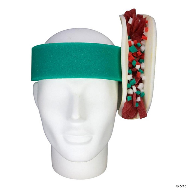 Foam Party Hats Taco Headband - Photo Booth Prop - Party Favors -Halloween - Crazy Hat Day