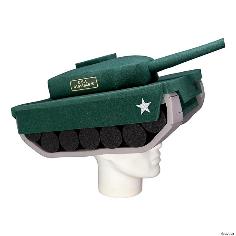 Foam Party Hats Tank Hat - Photo Booth Prop - Party Favors -Halloween - Crazy Hat Day