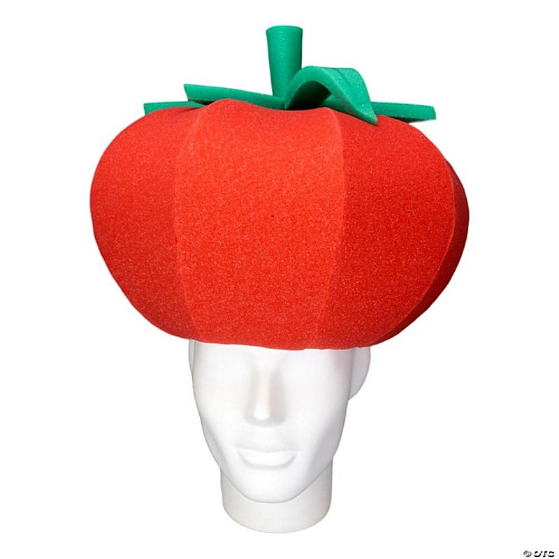 Foam Party Hats Tomato Hat - Photo Booth Prop - Party Favors -Halloween - Crazy Hat Day