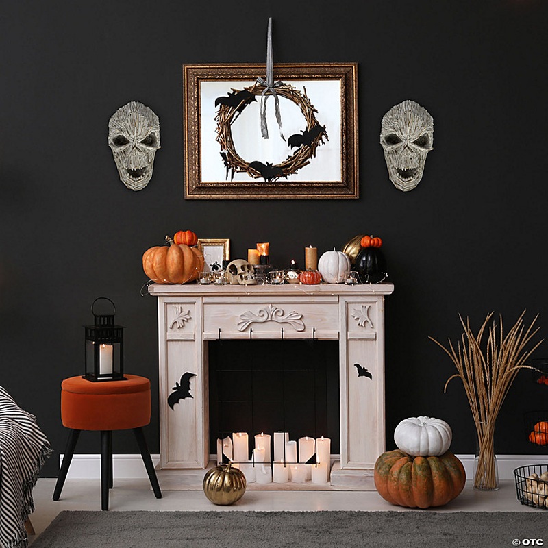 National Tree Company 15 in. Halloween Driftwood Ghost Face